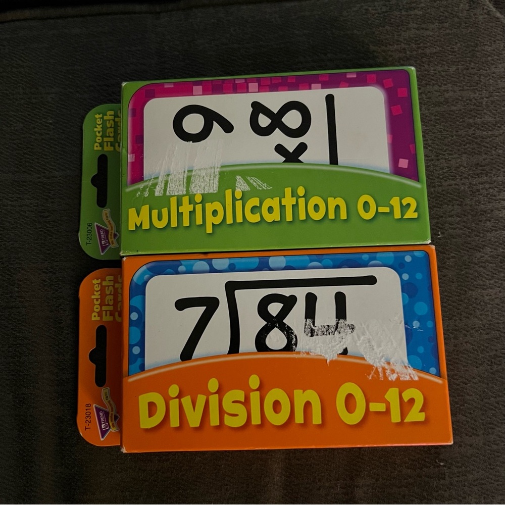Multiplication/Division Cards‎ - Picture 2 of 3